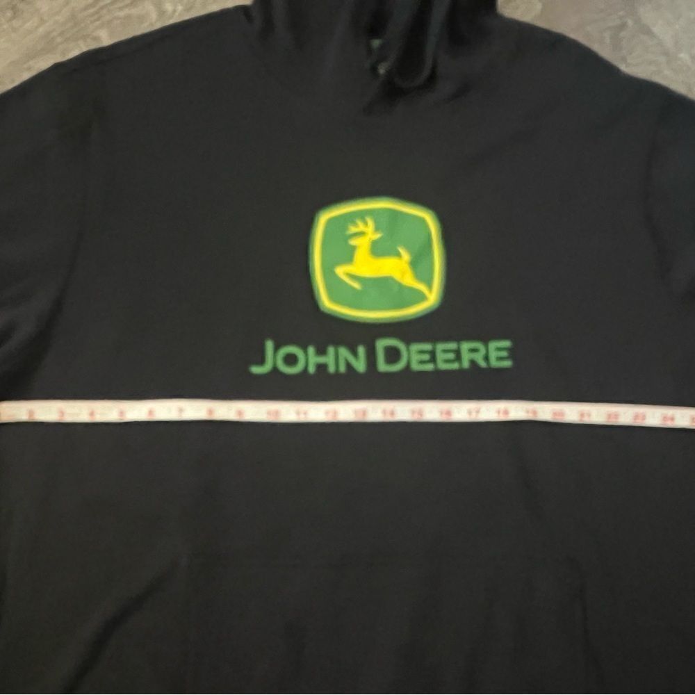 John Deere Core Graphic Logo Hoodie Black- Size XXL - Picture 6 of 10